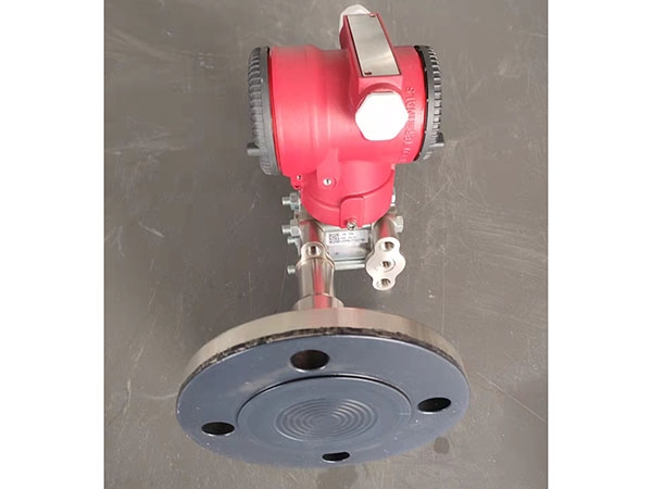 shy單法蘭膜片噴四氟液位變送器